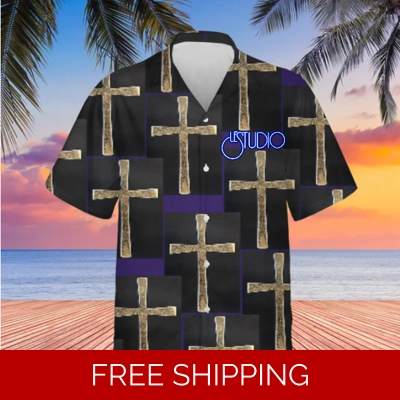 Hawaiian Shirt Unisex Le Studio Sabbath Cross
